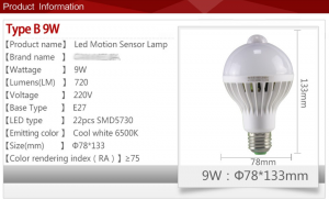 LED lampa ar kustību sensoru: priekšrocības izvēles un darbības princips