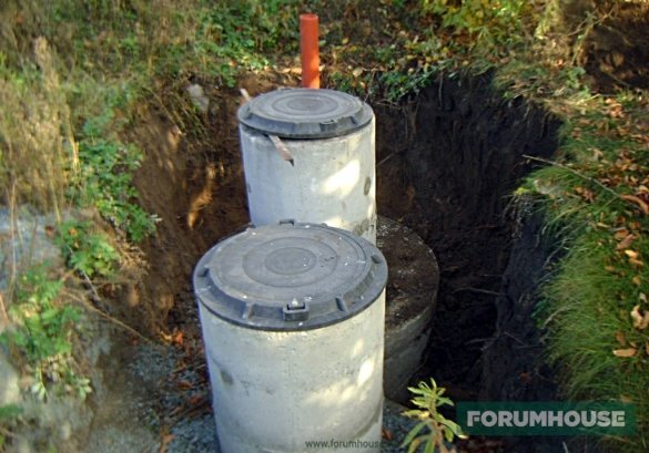 Gaisa saite - komunikācija starp atmosfēru un septisko tvertņu, tiek nodrošināta kanalizācijas caurules.