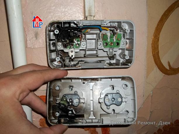 Burned outlet, slodze mazgāšanas mašīna un double-spiediena katls