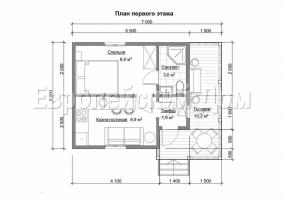 Ērts un kompakts 5x7 māja tieši tāpat kā jūs un jūsu ģimenei